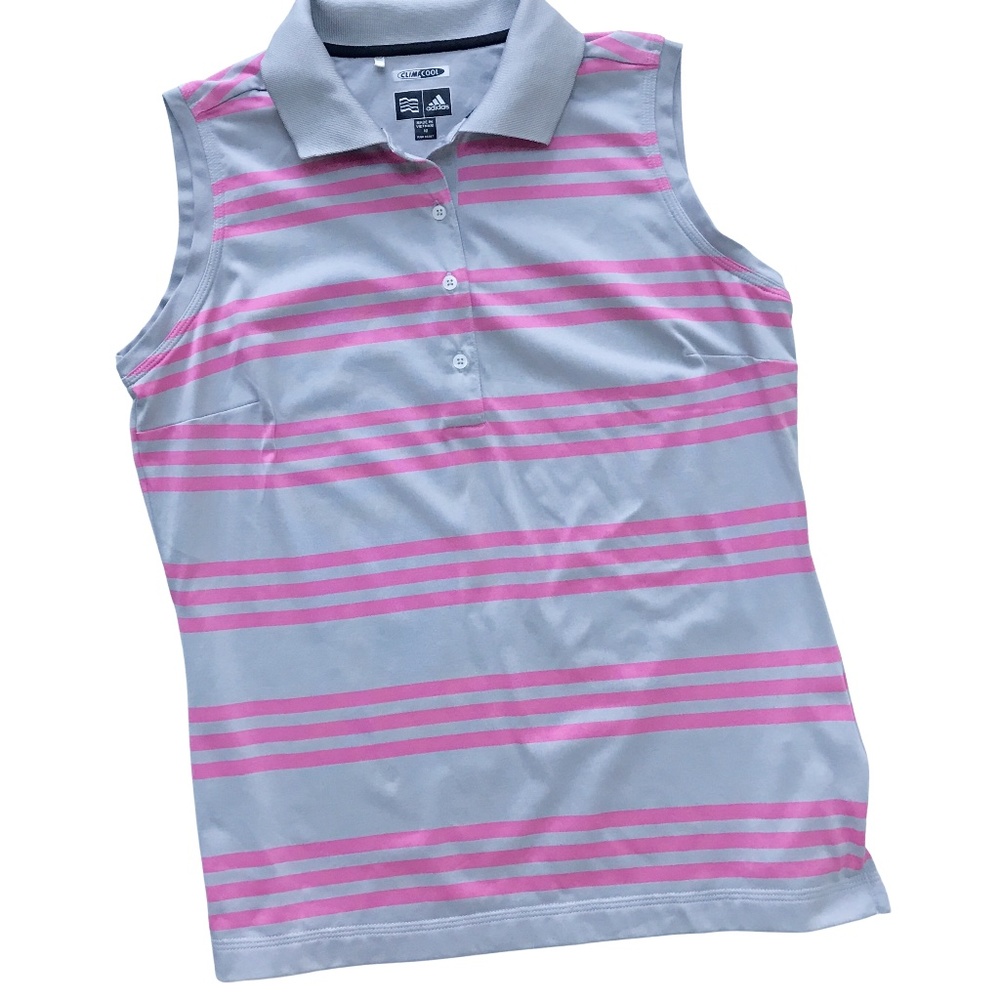Adidas ClimaCool Sleeveless Golf/Tennis Polo Sz M